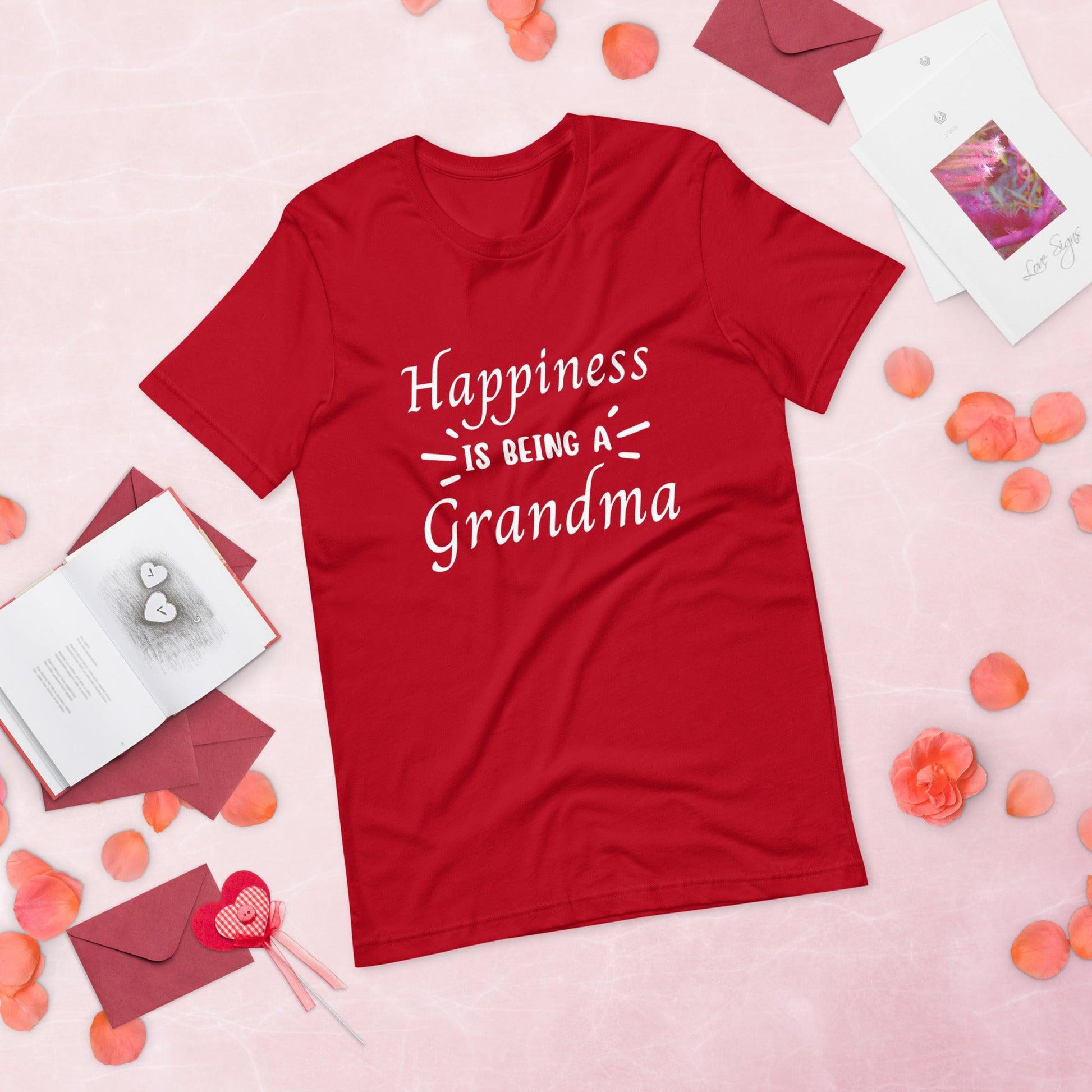 Happiness Is Being A Grandma Unisex T-Shirt - TheGivenGet