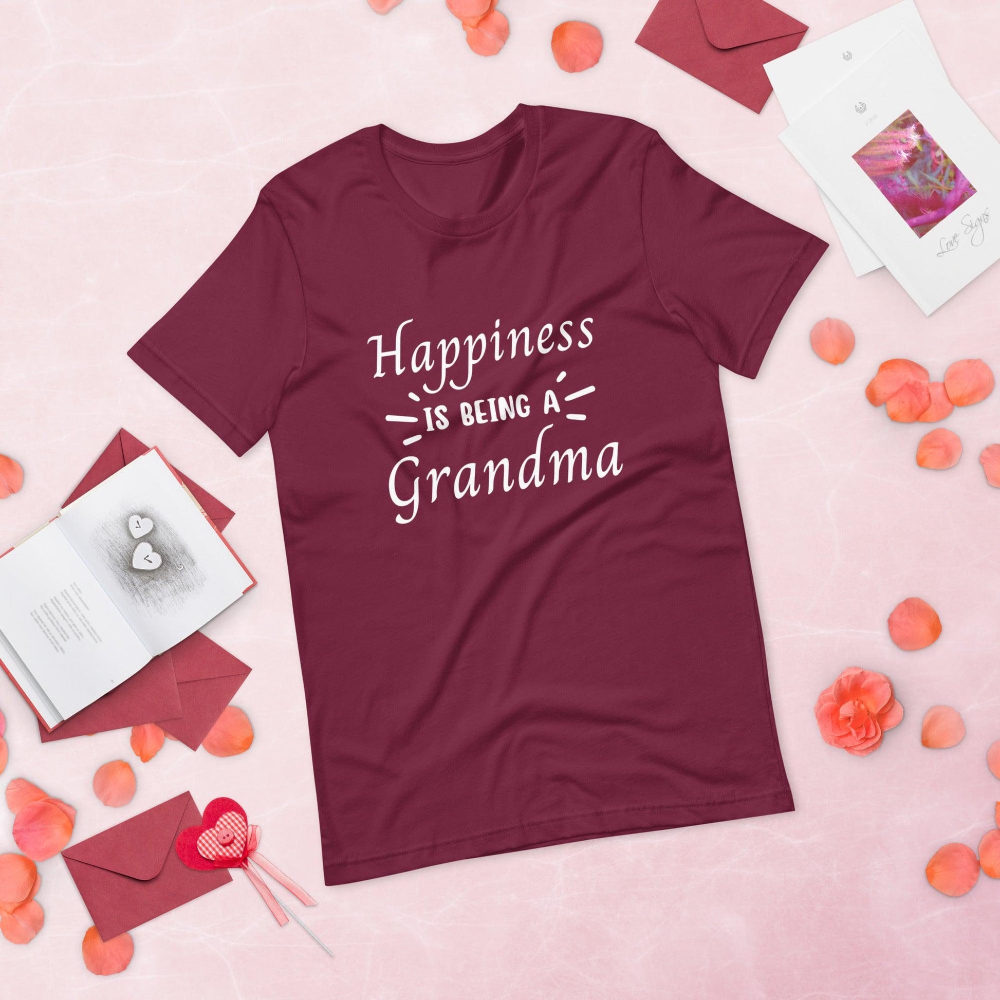 Happiness Is Being A Grandma Unisex T-Shirt - TheGivenGet