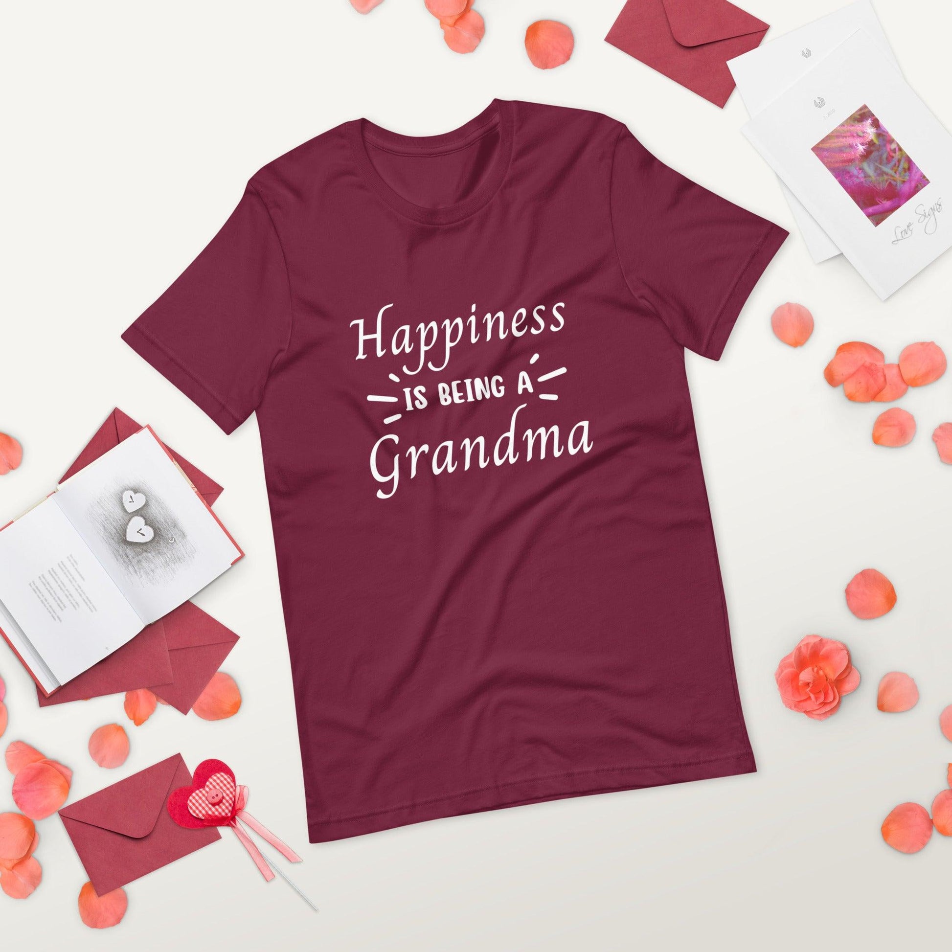 Happiness Is Being A Grandma Unisex T-Shirt - TheGivenGet