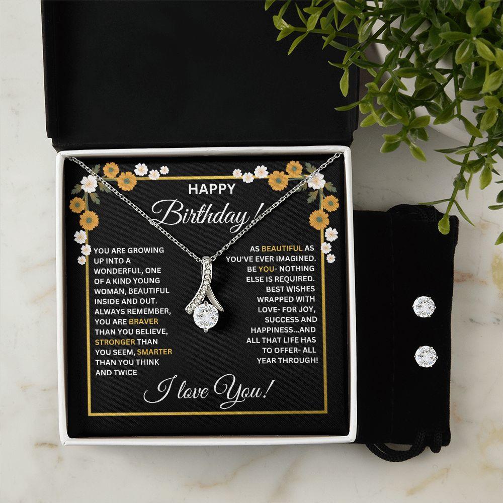 Happy Birthday I love You Alluring Beauty Necklace - TheGivenGet