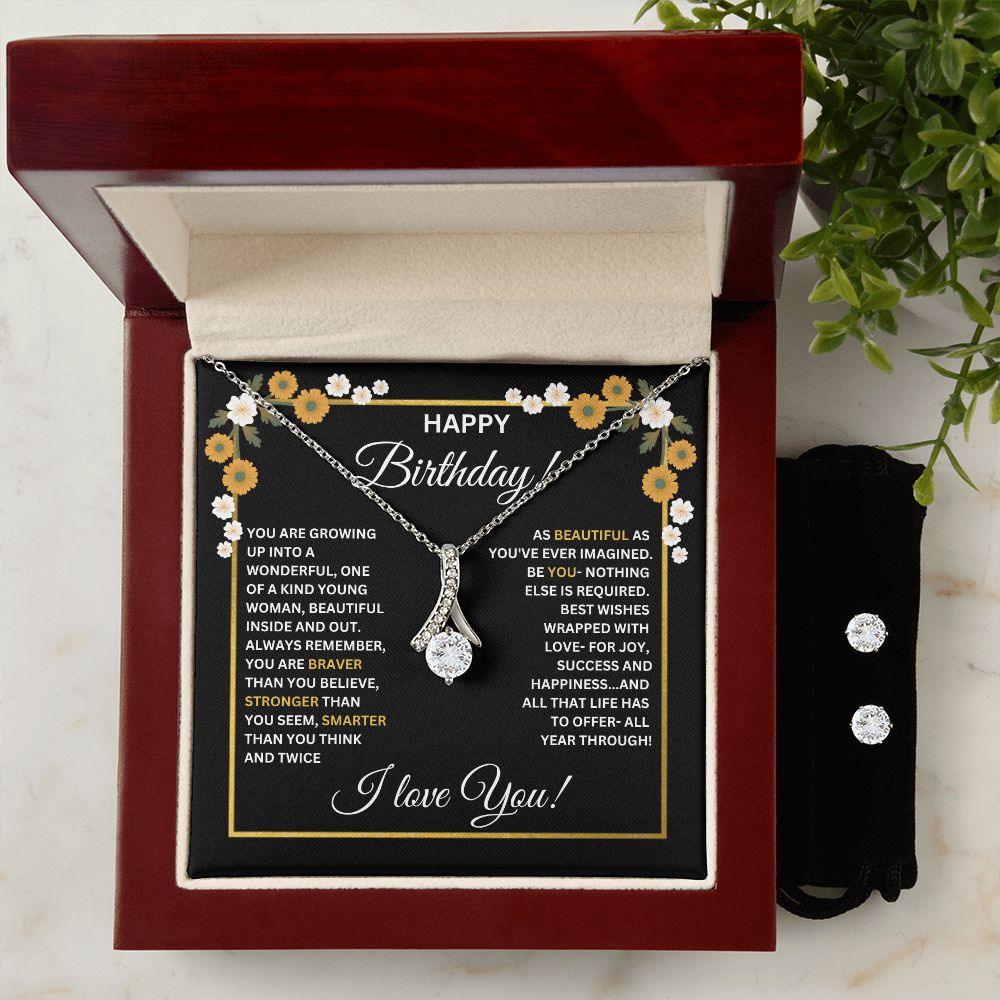 Happy Birthday I love You Alluring Beauty Necklace - TheGivenGet