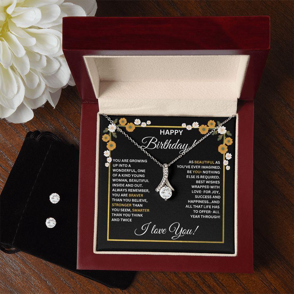 Happy Birthday I love You Alluring Beauty Necklace - TheGivenGet