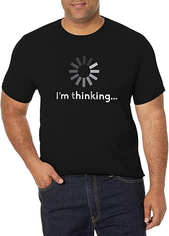 I'm Thinking Hanes Men’s Short Sleeve Graphic T-shirt - TheGivenGet