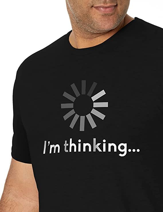 I'm Thinking Hanes Men’s Short Sleeve Graphic T-shirt - TheGivenGet