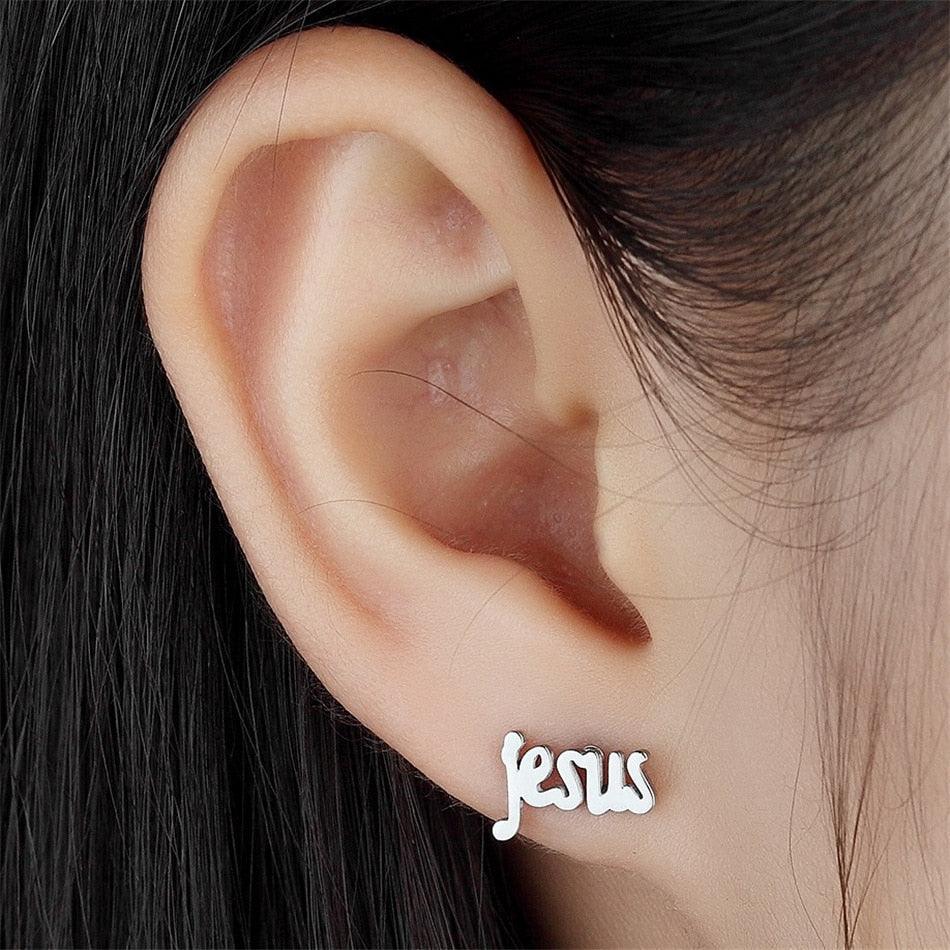 Jesus Stud Earrings - TheGivenGet