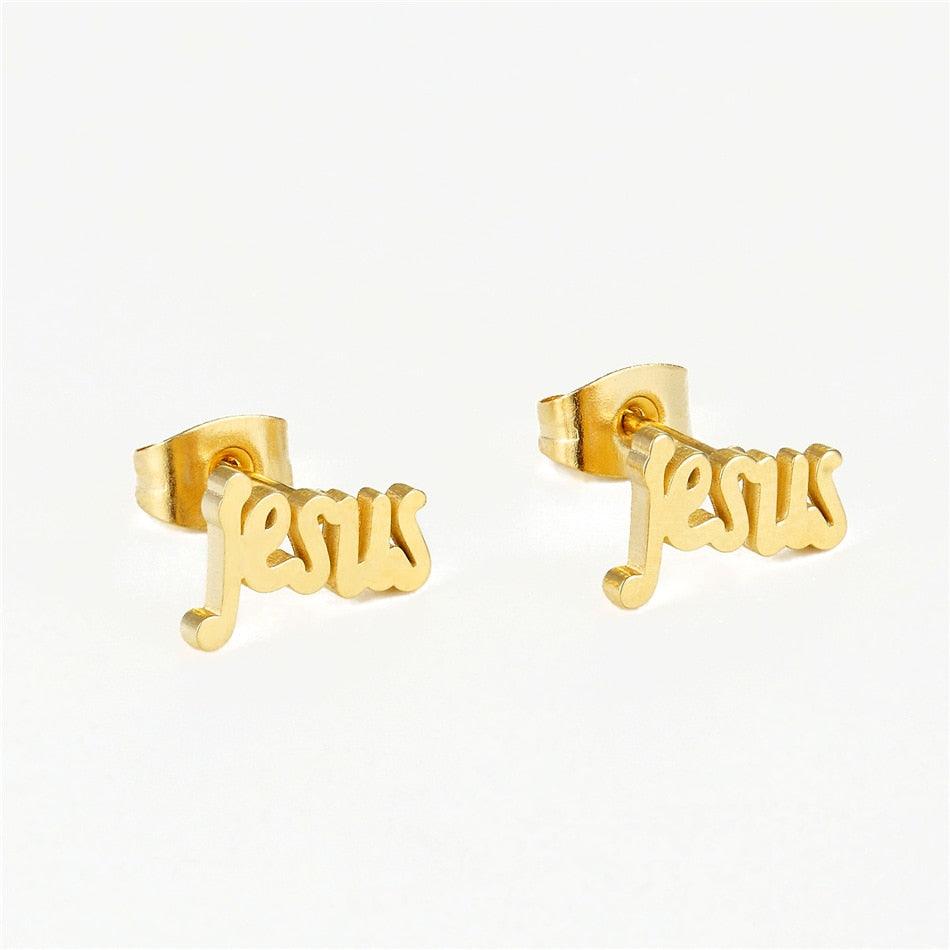 Jesus Stud Earrings - TheGivenGet