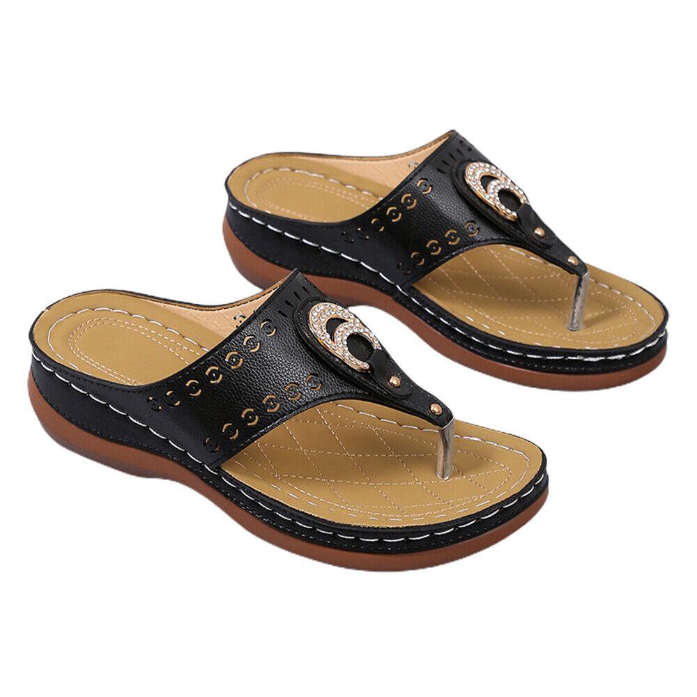 Ladies Mid Wedge Casual Sandals - TheGivenGet