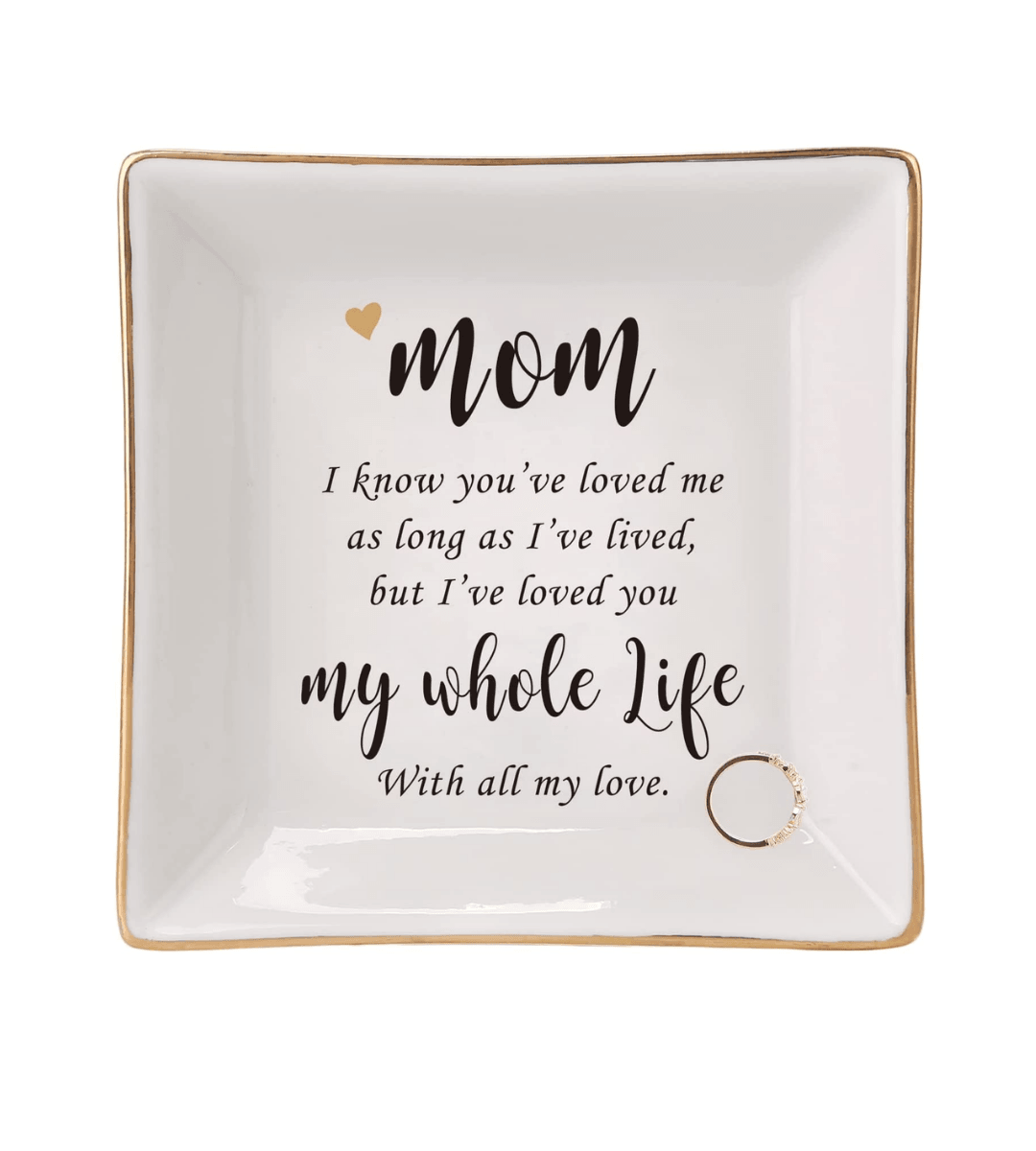 Mom Ceramic Ring Dish Mother's Day Gifts - TheGivenGet