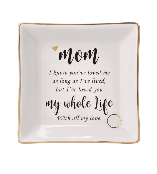 Mom Ceramic Ring Dish Mother's Day Gifts - TheGivenGet