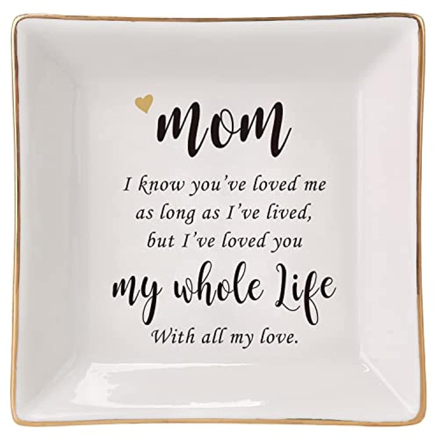 Mom Ceramic Ring Dish Mother's Day Gifts - TheGivenGet