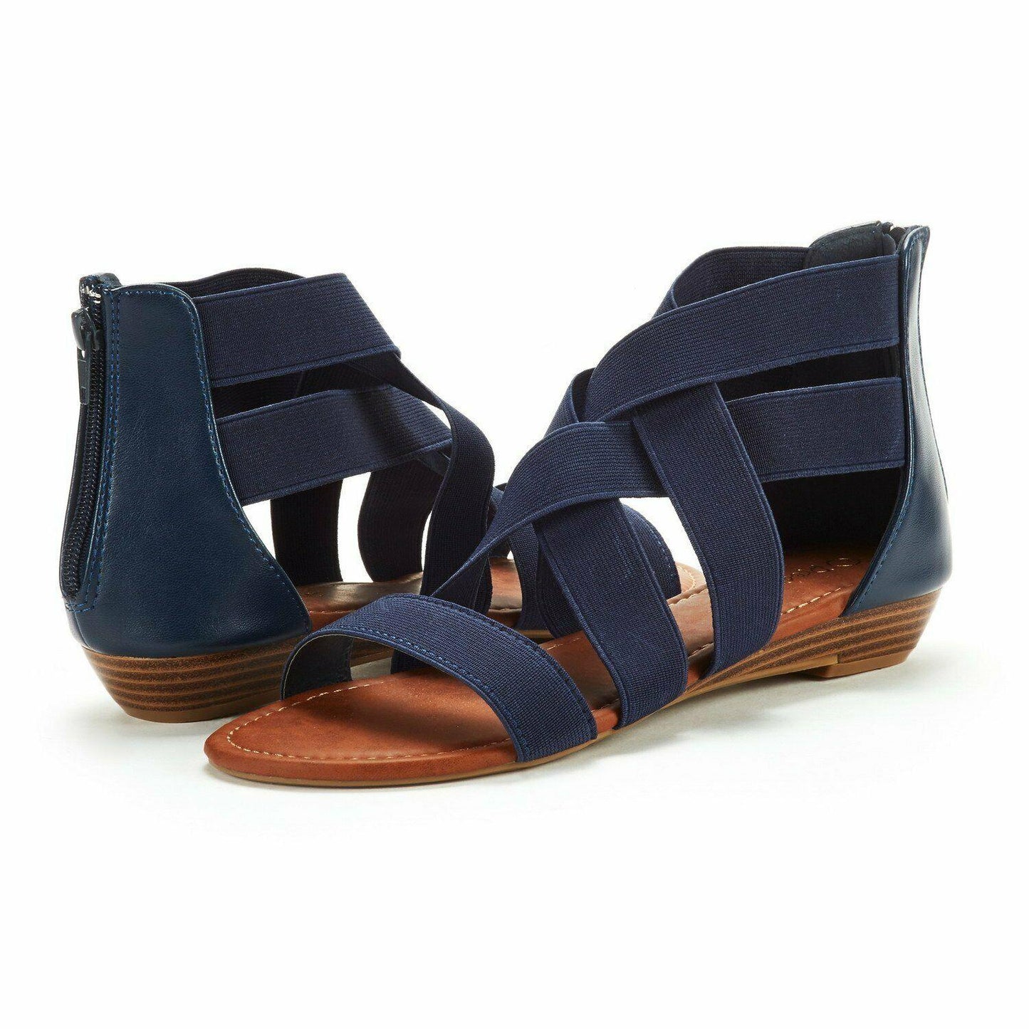 Open Toe Flat Sandals, Flexible Summer Gladiator Shoes for Women - TheGivenGet