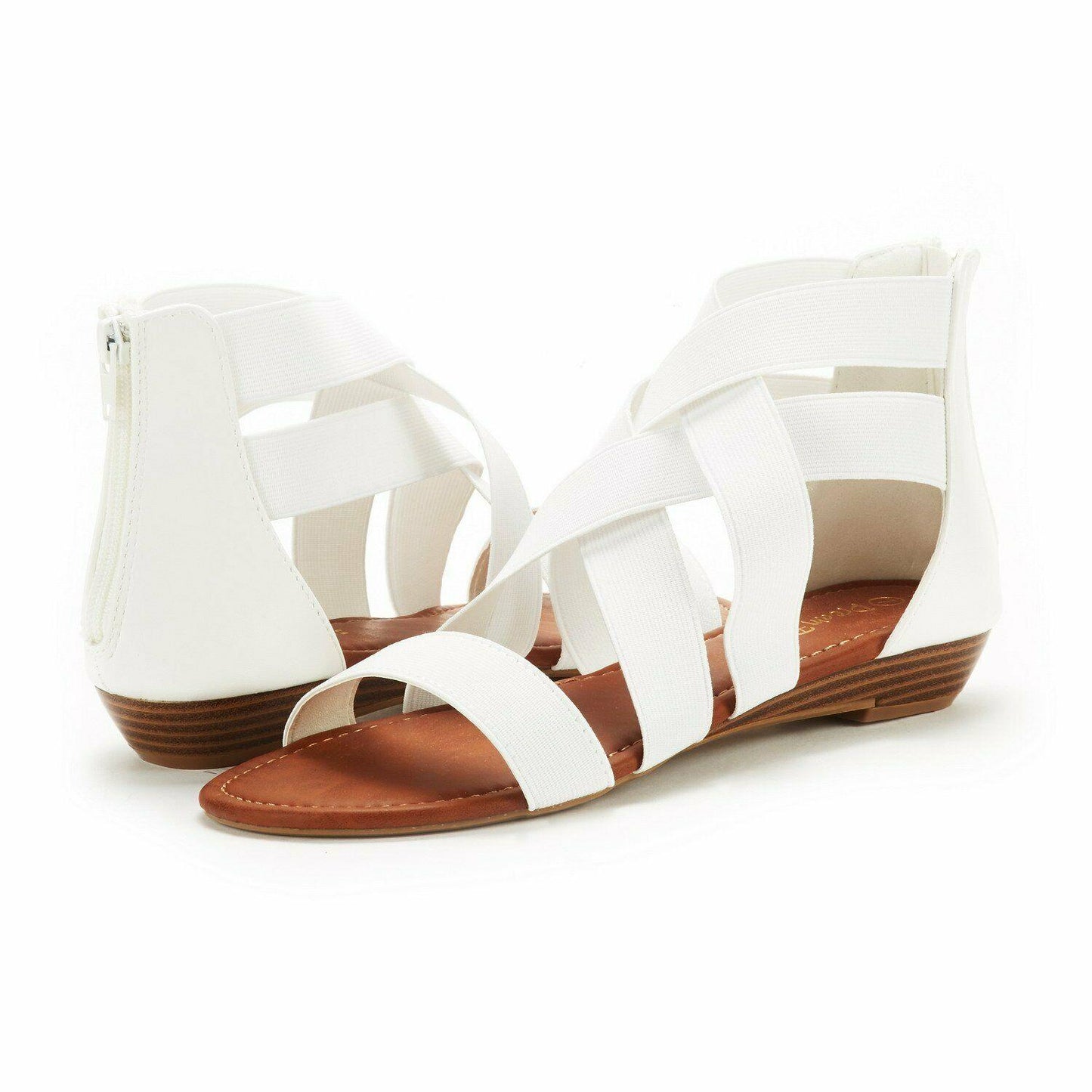 Open Toe Flat Sandals, Flexible Summer Gladiator Shoes for Women - TheGivenGet