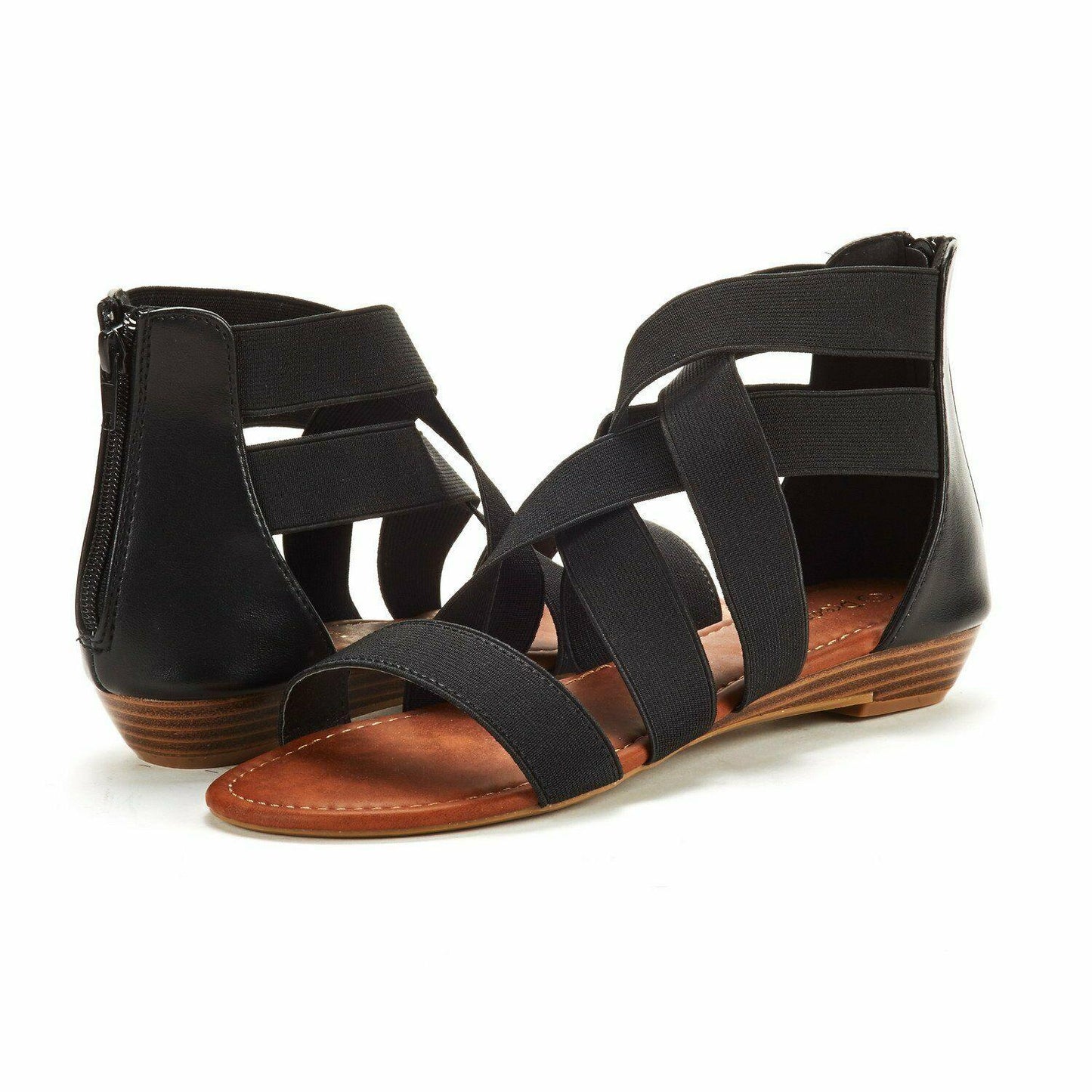 Open Toe Flat Sandals, Flexible Summer Gladiator Shoes for Women - TheGivenGet