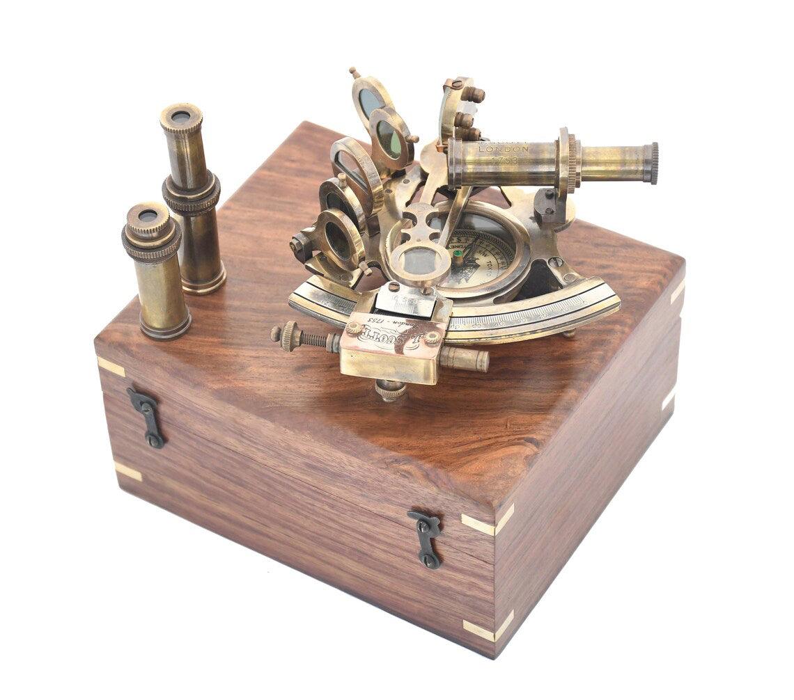 Personalized Compass With Sextant - TheGivenGet