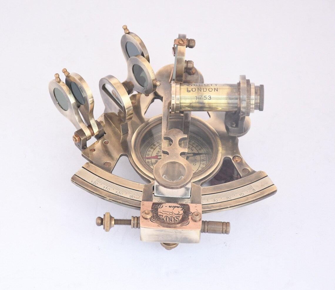 Personalized Compass With Sextant - TheGivenGet
