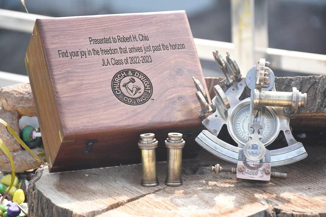 Personalized Compass With Sextant - TheGivenGet