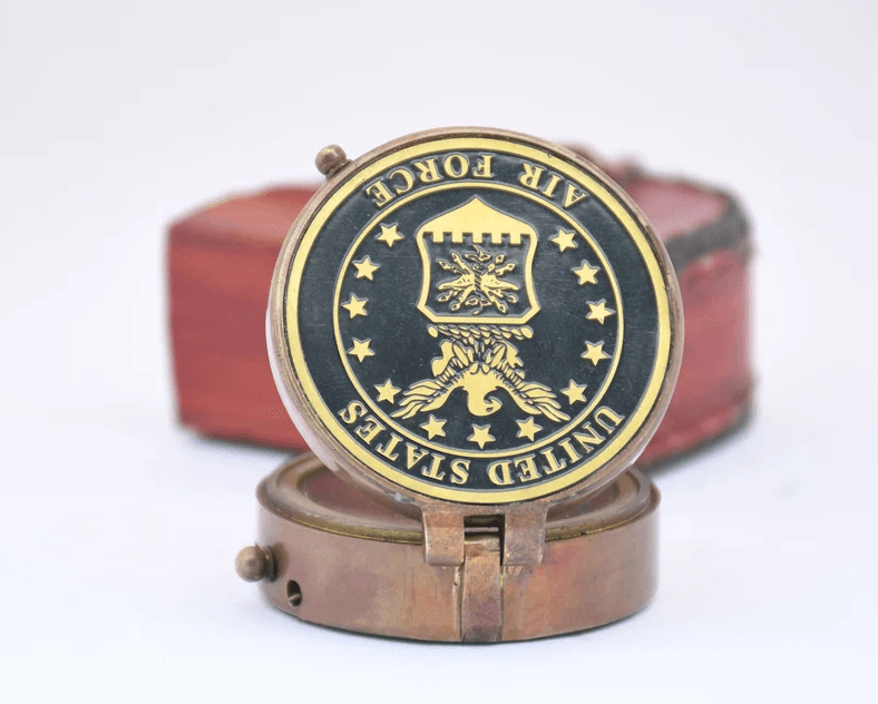 Personalized Engraved Air Force Compass - TheGivenGet