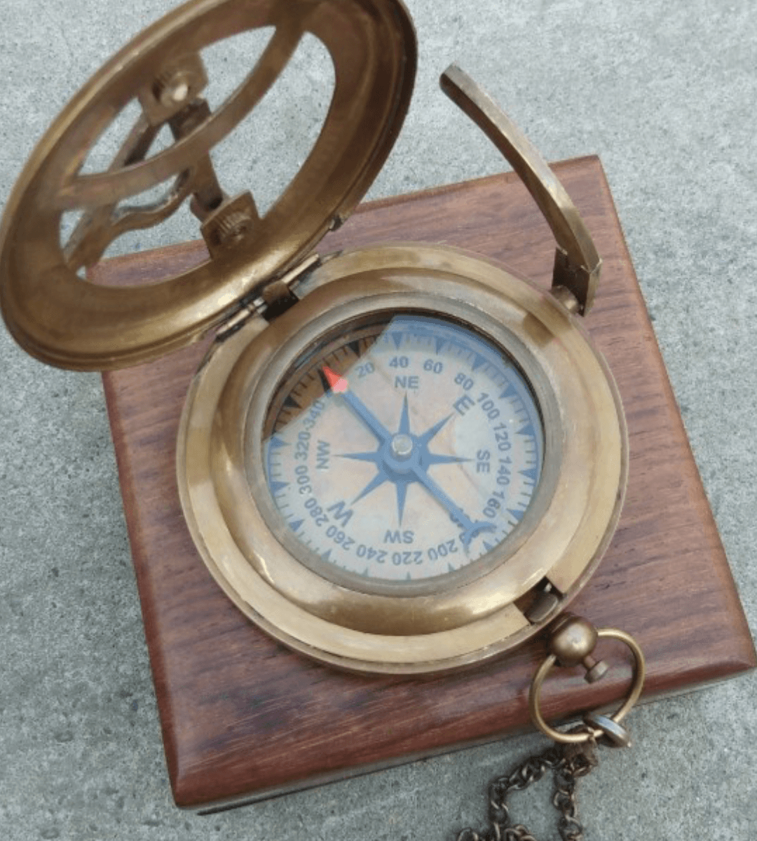 Personalized Engraved Antique Compass - TheGivenGet