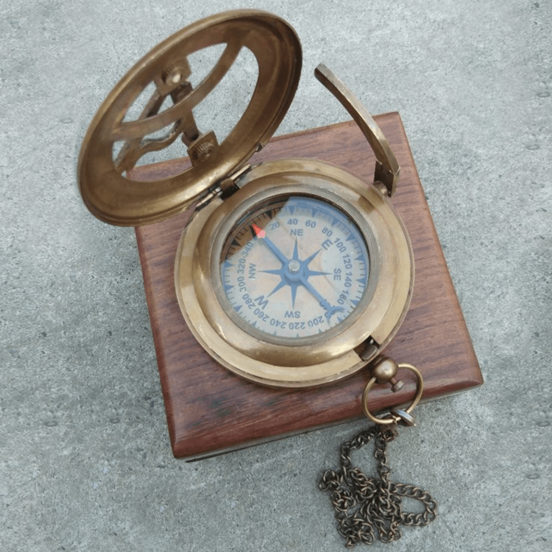 Personalized Engraved Antique Compass - TheGivenGet