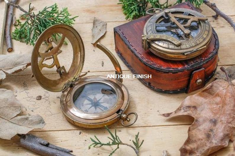 Personalized Engraved Antique Compass - TheGivenGet
