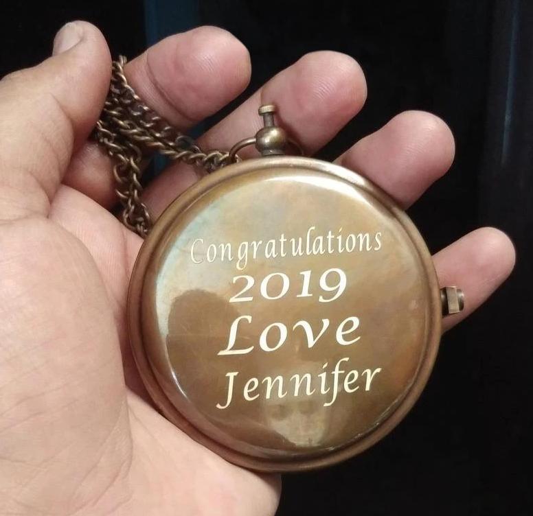 Personalized Engraved Antique Compass - TheGivenGet
