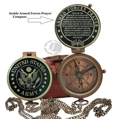 Personalized Engraved US Army Compass - TheGivenGet