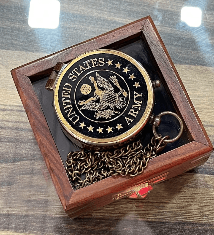 Personalized Engraved US Army Compass - TheGivenGet