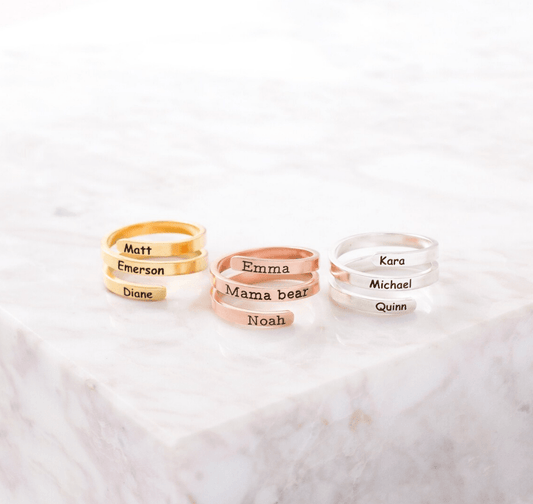 Personalized Triple Name Ring - TheGivenGet