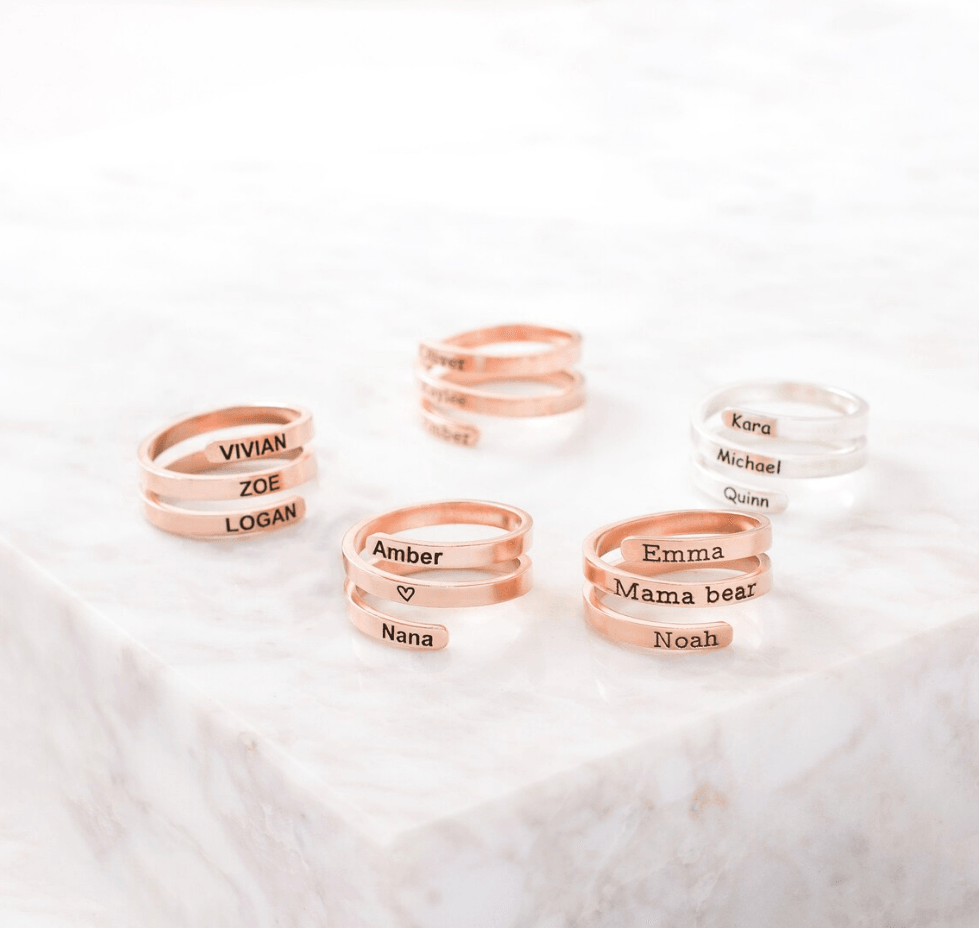 Personalized Triple Name Ring - TheGivenGet