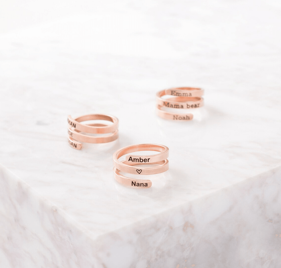 Personalized Triple Name Ring - TheGivenGet