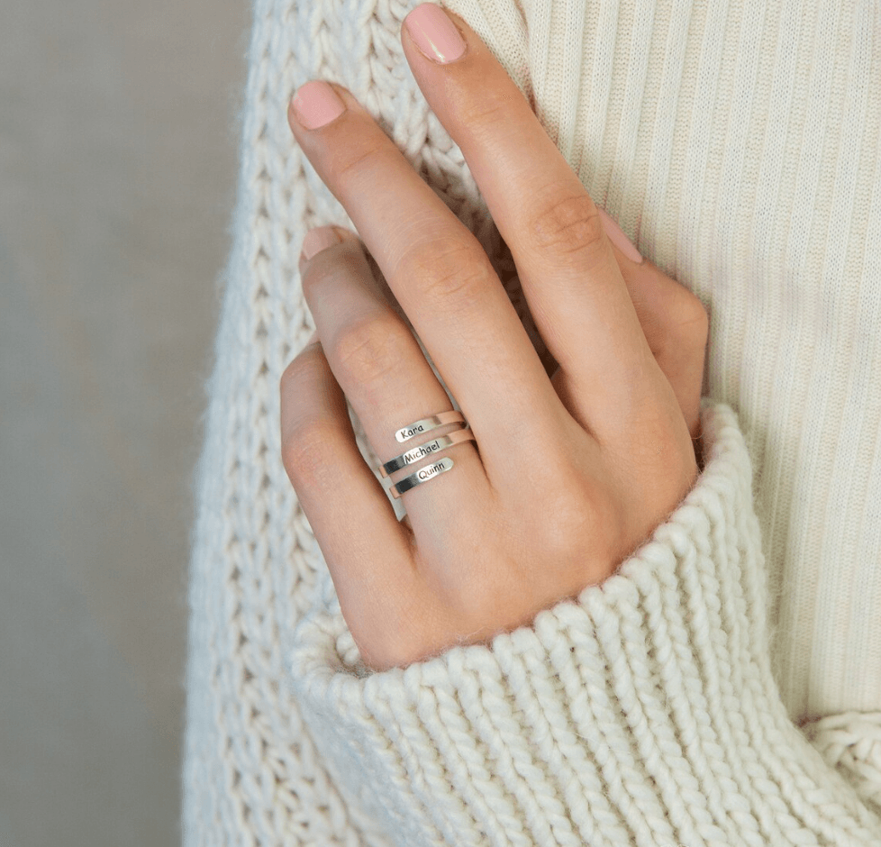 Personalized Triple Name Ring - TheGivenGet