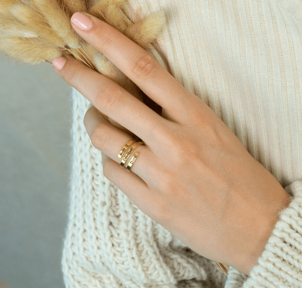 Personalized Triple Name Ring - TheGivenGet
