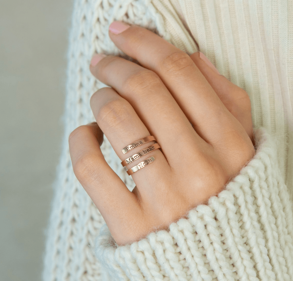 Personalized Triple Name Ring - TheGivenGet