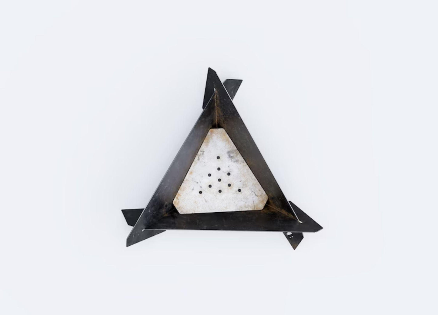 Portable Weathered Steel Fire Pit - TheGivenGet