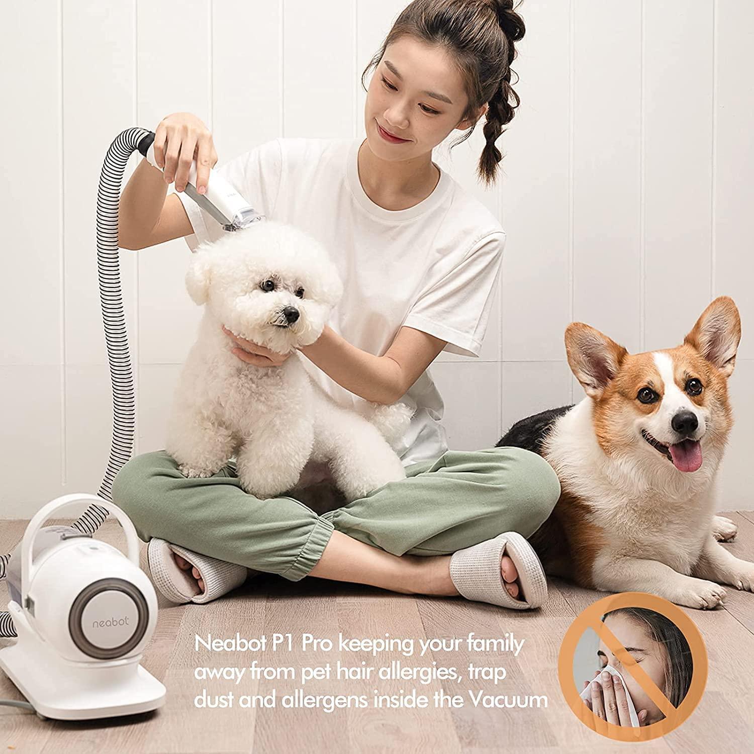 Pro Pet Grooming Kit & Vacuum Pet Hair Remover with Professional Grooming Clippers and Proven Grooming Tools for Dogs Cats and Other Animals - TheGivenGet
