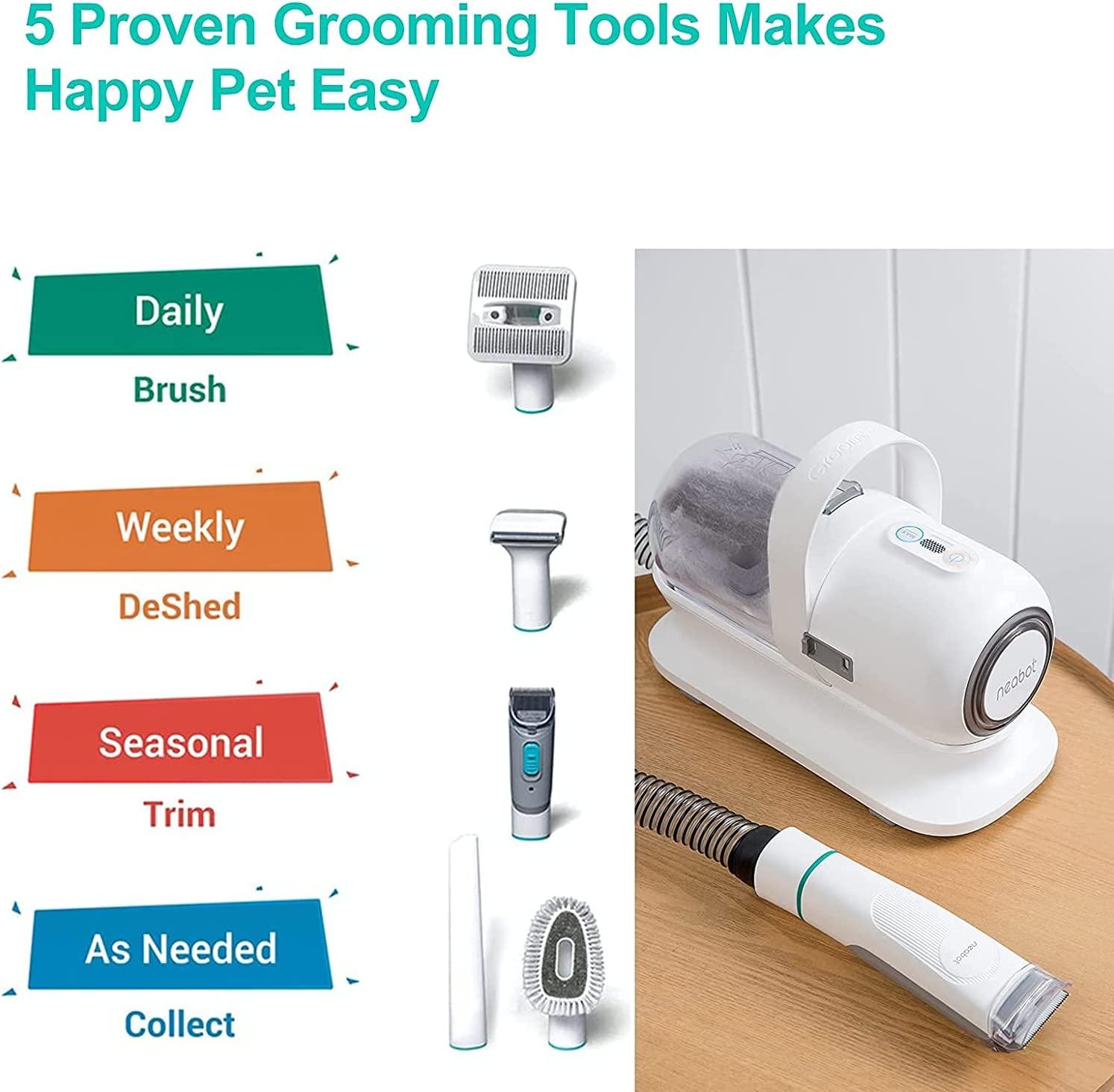 Pro Pet Grooming Kit & Vacuum Pet Hair Remover with Professional Grooming Clippers and Proven Grooming Tools for Dogs Cats and Other Animals - TheGivenGet