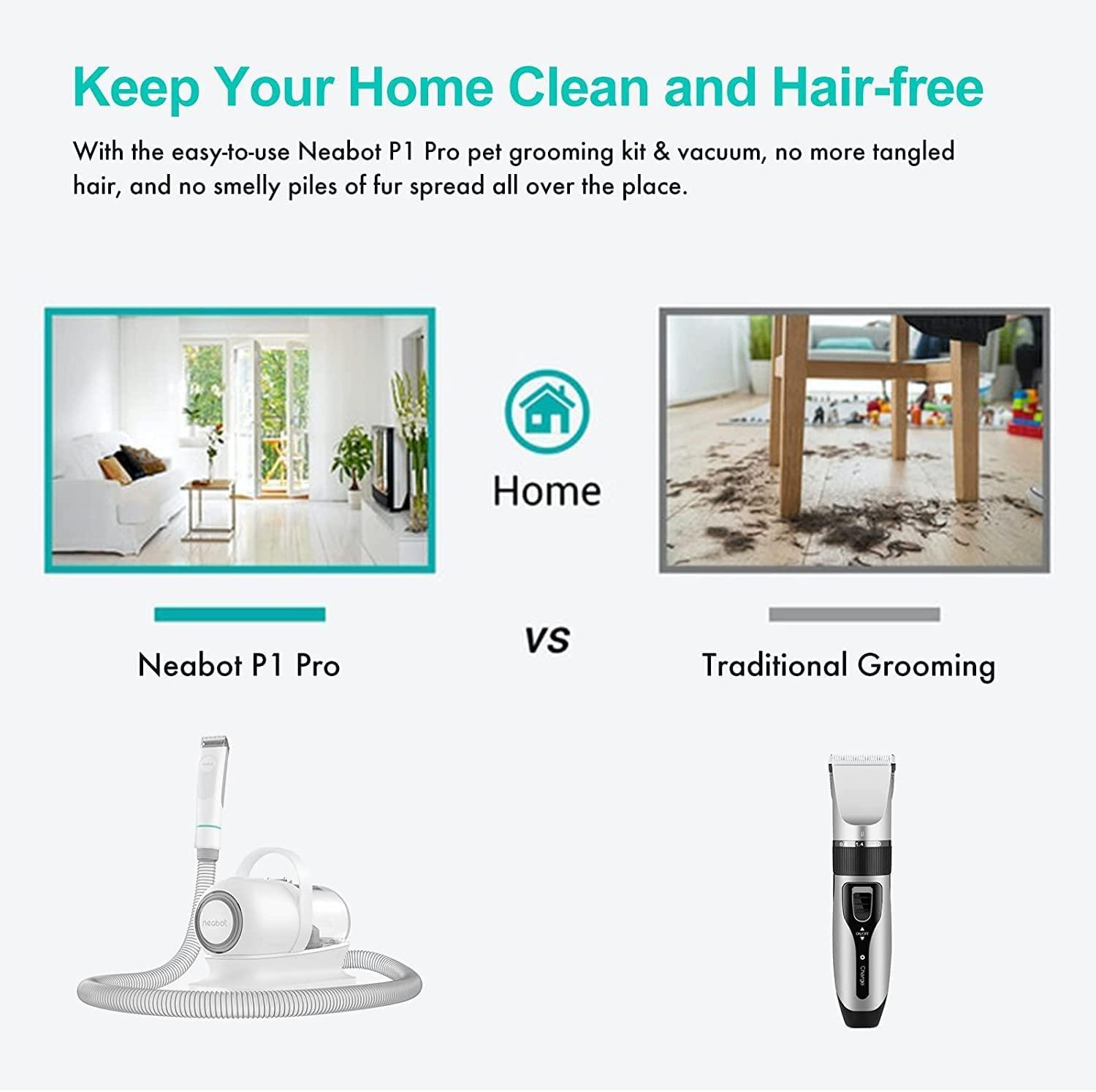 Pro Pet Grooming Kit & Vacuum Pet Hair Remover with Professional Grooming Clippers and Proven Grooming Tools for Dogs Cats and Other Animals - TheGivenGet