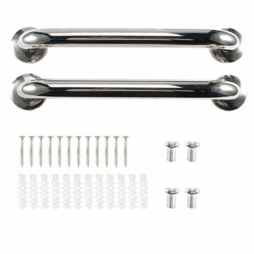 Stainless Shower Tub Handle Bathroom, Grab Bar Safety 2pcs - TheGivenGet