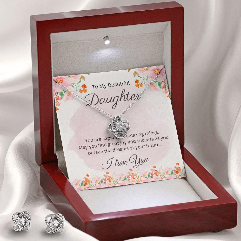 To My Beautiful Love Knot Necklace - TheGivenGet