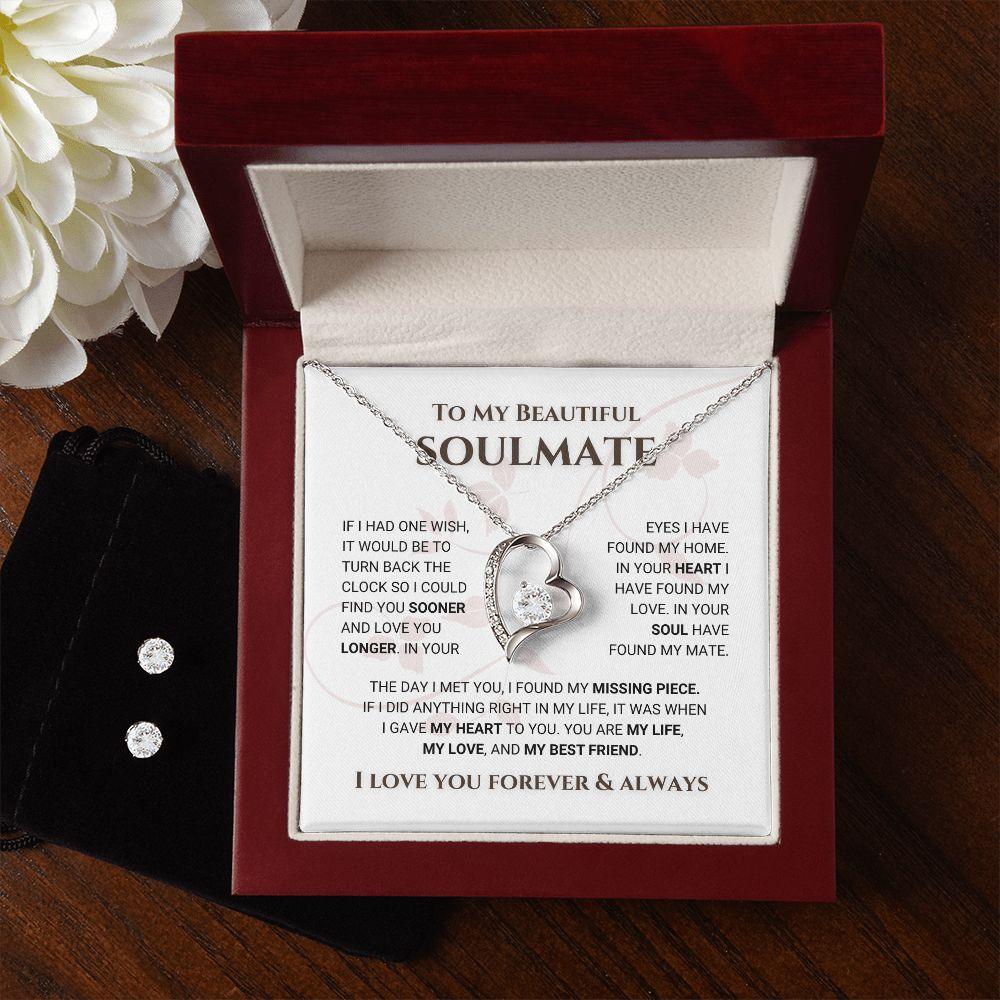 To My Beautiful Soulmate Forever Love Necklace - TheGivenGet