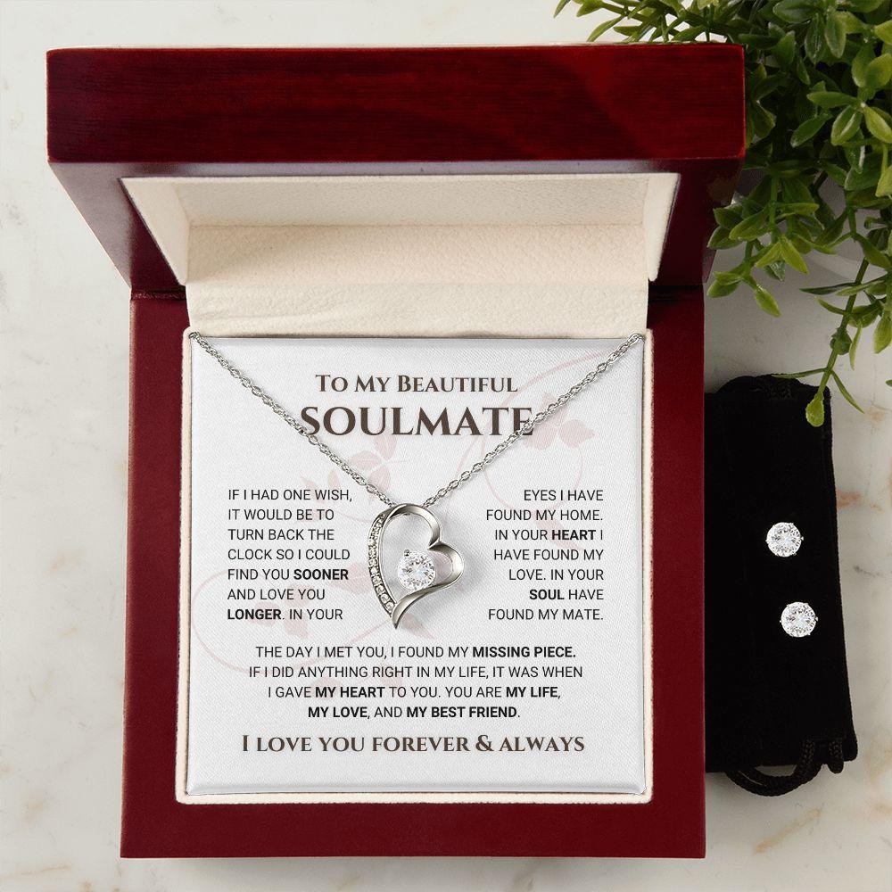 To My Beautiful Soulmate Forever Love Necklace - TheGivenGet