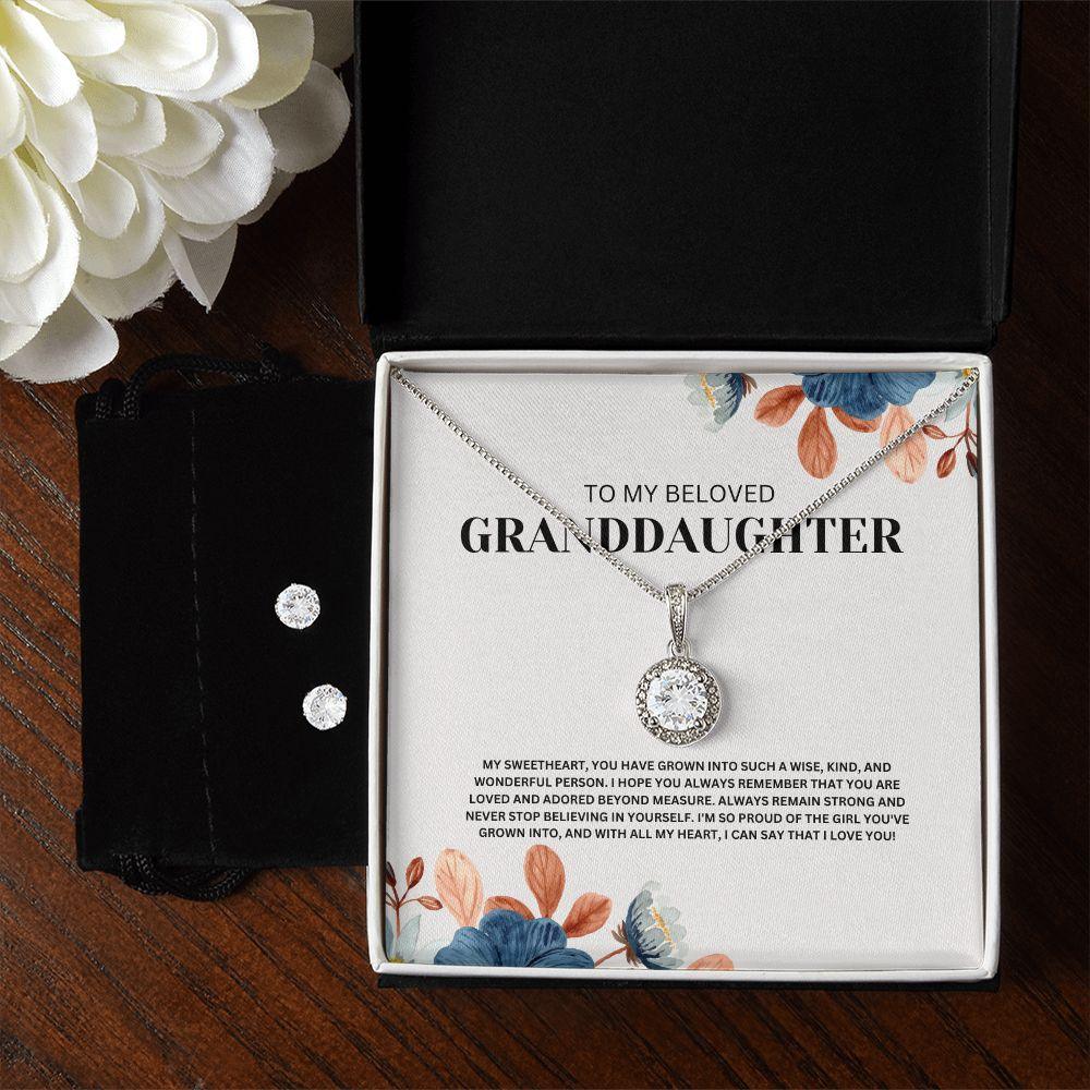 To My Granddaughter Eternal Hope Necklace - TheGivenGet