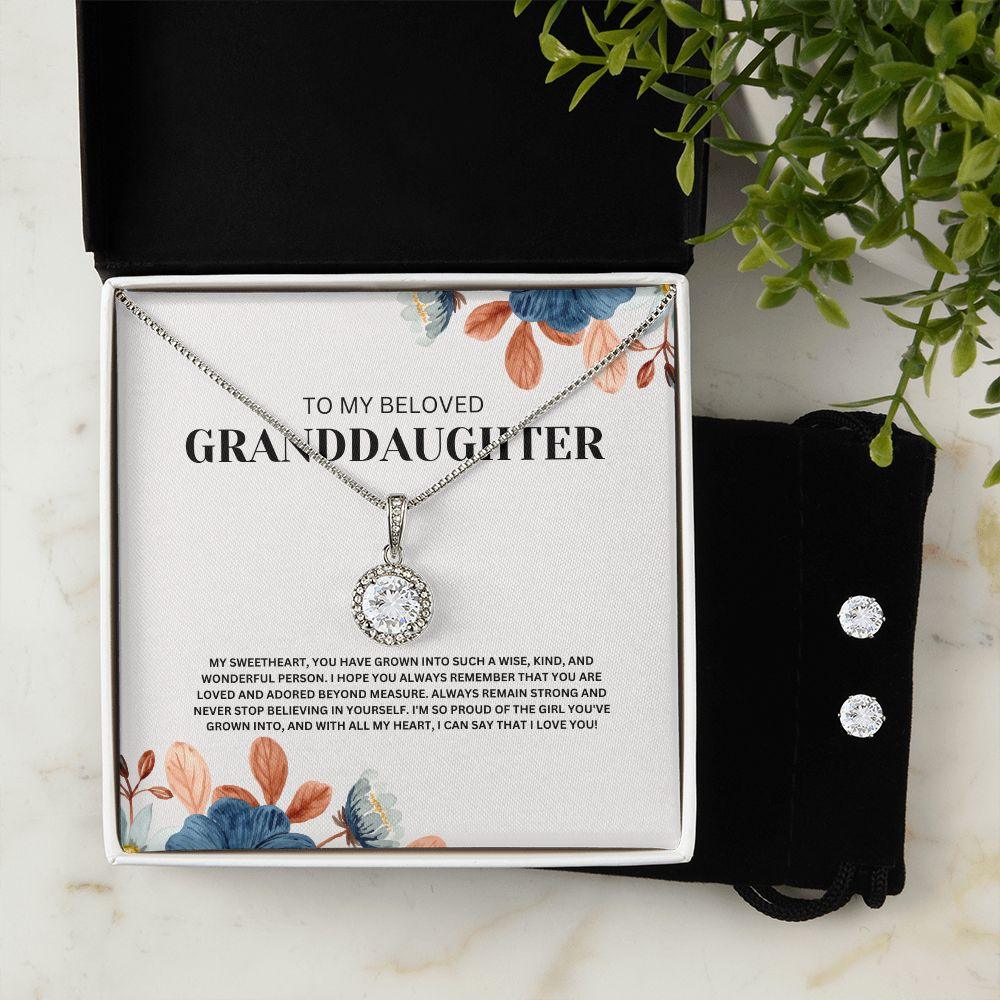 To My Granddaughter Eternal Hope Necklace - TheGivenGet