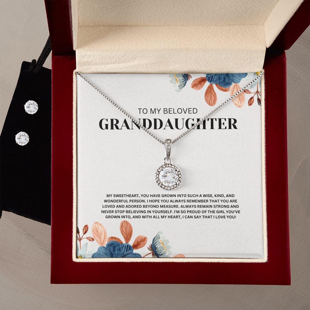 To My Granddaughter Eternal Hope Necklace - TheGivenGet
