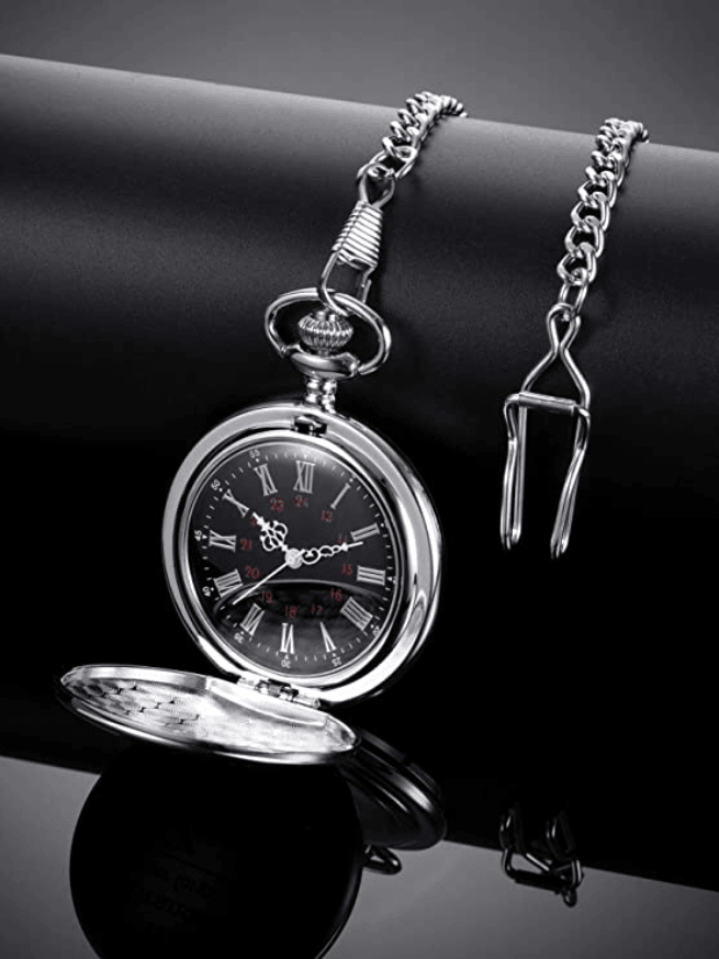 To My Grandson Never Forget That I Love You Pocket Watch - TheGivenGet