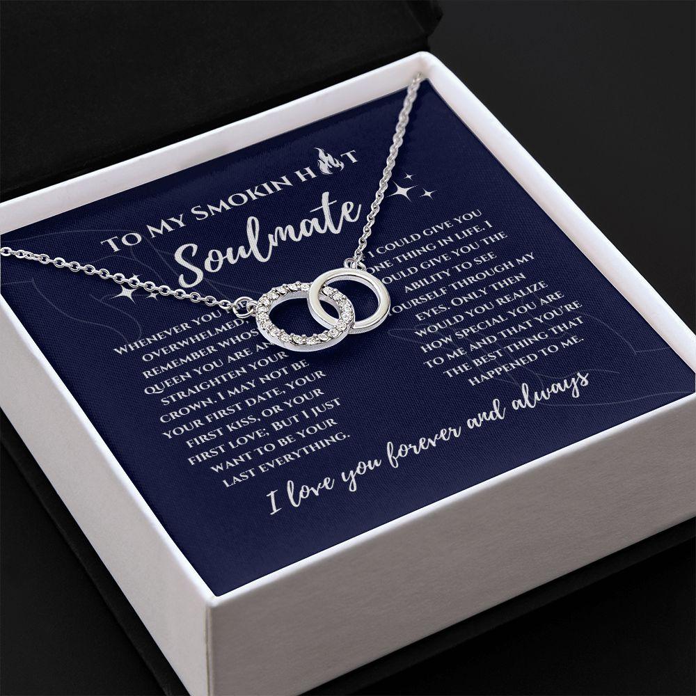 To My Smokin Hot Soulmate Infinity Pendant Necklace - TheGivenGet