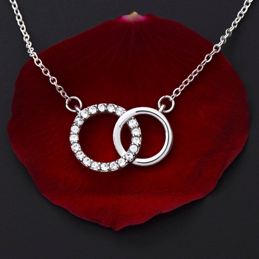 To My Soulmate Perfect Pair Crystal Necklace - TheGivenGet