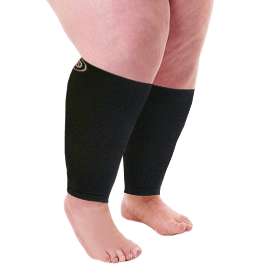 WIDE Calf Compression Sleeves 20-30 mmHg | Plus Size by Dominion Active (1 Pair) - TheGivenGet