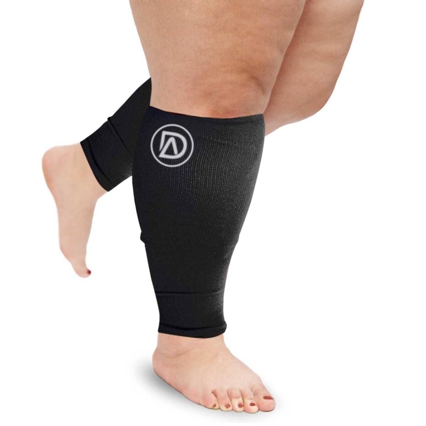 WIDE Calf Compression Sleeves 20-30 mmHg | Plus Size by Dominion Active (1 Pair) - TheGivenGet