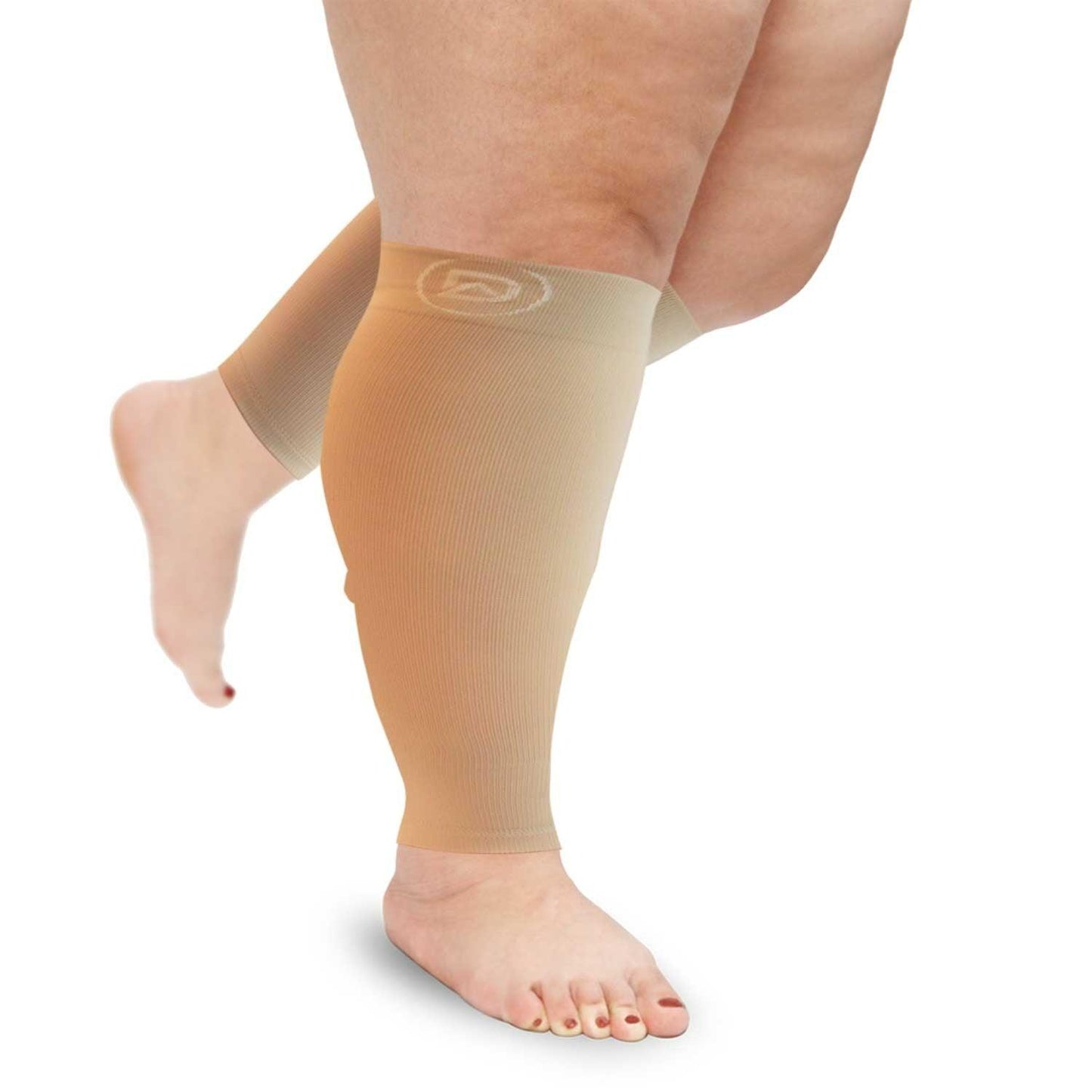 WIDE Calf Compression Sleeves 20-30 mmHg | Plus Size by Dominion Active (1 Pair) - TheGivenGet